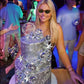 37Pcs Disco Ball Cake Toppers Silver Disco Balls Cake Decorations With Mirror Balls Happy Birthday Cake Topper Star Cake Toppers