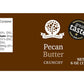 Nutural World - Crunchy Pecan Nut Butter 6 Oz (170G) Great Taste Award Winner - Pure 100% Single Ingredient