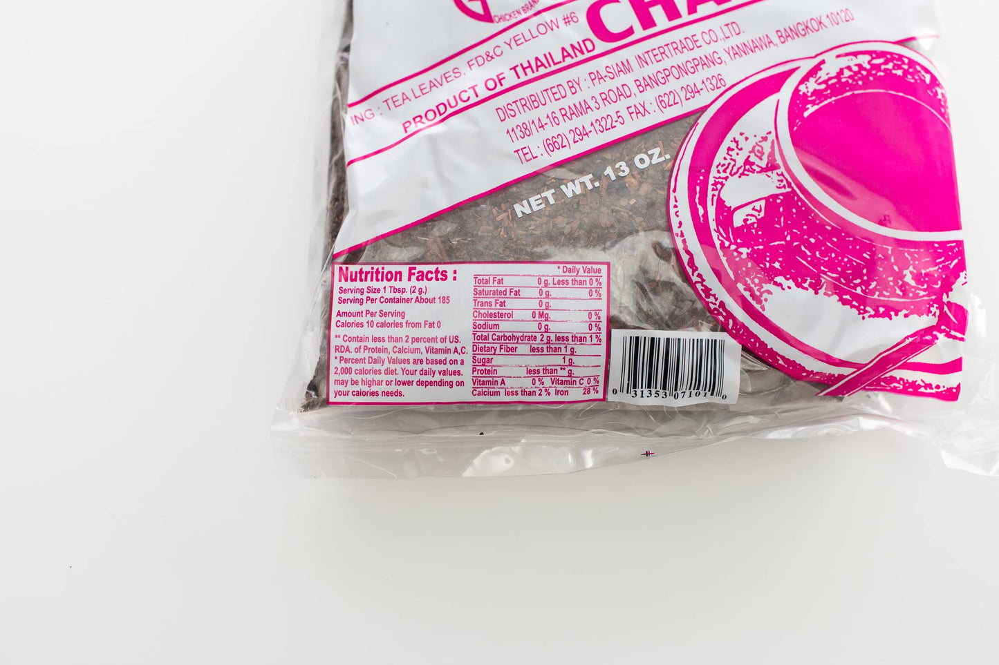 Cravin Supply Traditional Restaurant Style Thai Iced Tea , Cha Thai Tea Mix , Perfect For Brewing At Home