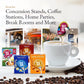Coffee Creamer Liquid Singles International Delight Caramel Macchiato, French Vanilla, Hazelnut And Land O'Lakes Mini Moo'S Half