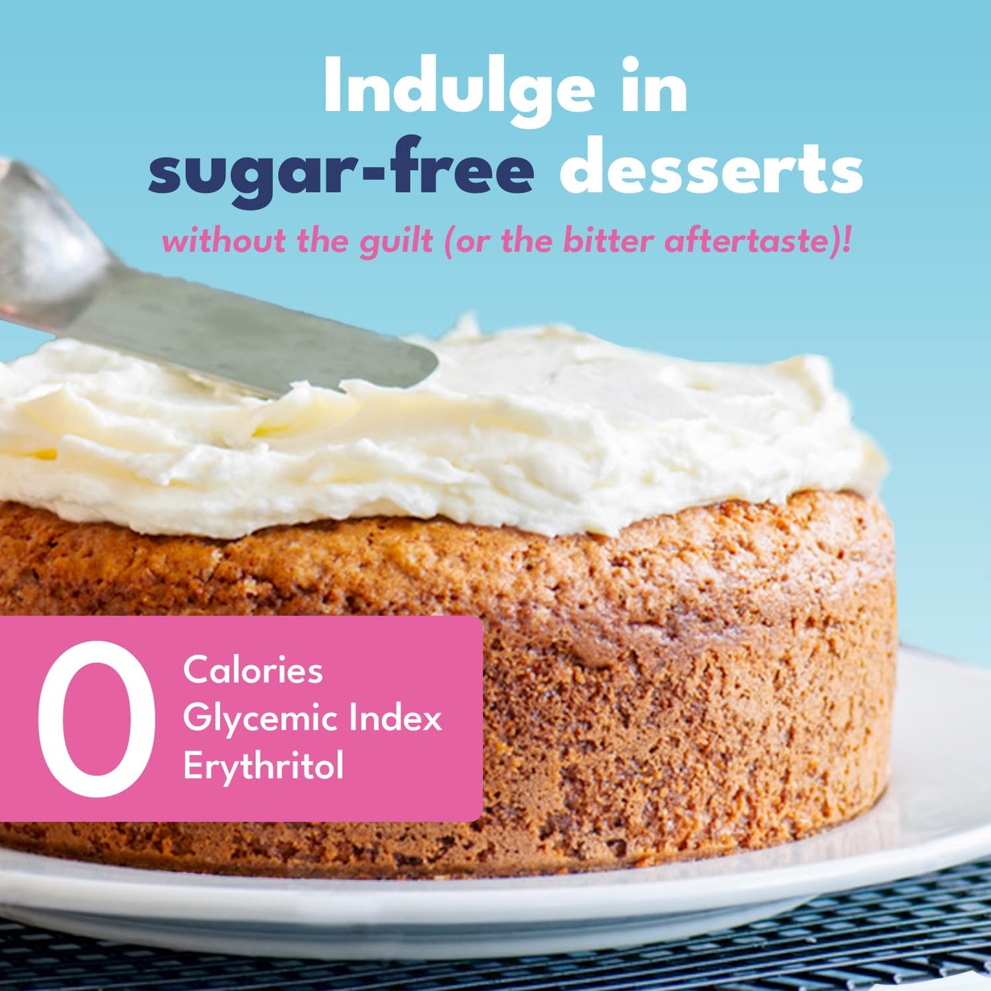 SweetLeaf Indulge Powder Sugar Replacement, Allulose & Monk Fruit Blend, Zero-Calorie, 16 Oz