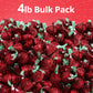 Meltaway Kisses, 4Lb Pack Of Chocolate Roses Individually Wrapped Bulk, Ideal Valentine Hersheykisses For Valentines Day Surprises, Perfect Valentines Chocolates For Romantic Gifts