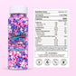Edible Confetti Sprinkles For Cake Decorating, Round Sprinkles, Purple, Pink And White Sprinkles For Baking, Cupcakes, Macarons,