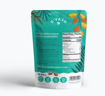 D'Vash Dateables - Chopped Dates, High Fiber Superfood, Gluten-Free, No Added Sugar, Plant-Based, Non-Gmo, Vegan, Kosher, Halal,