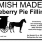 Amish Pie Filling - Two 32 Oz Jars (Blueberry)