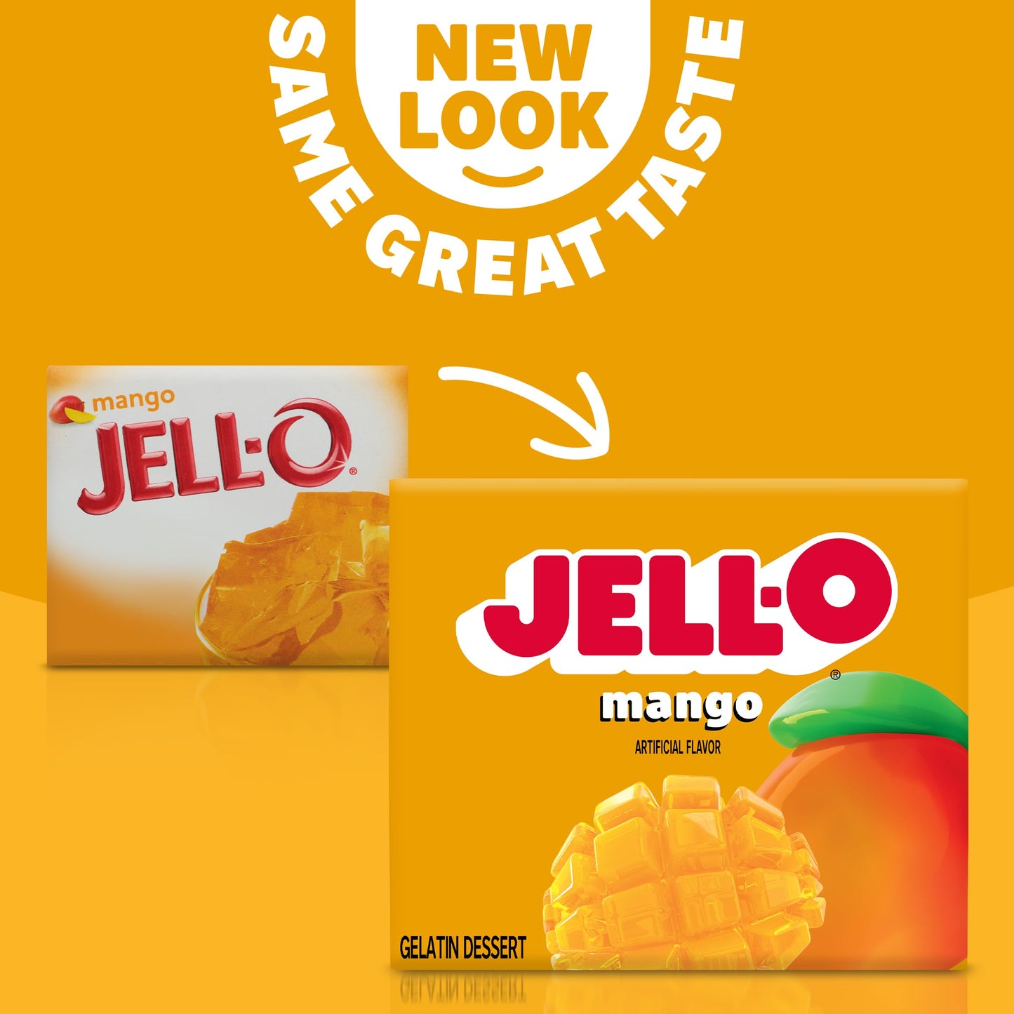 Jell-O Gelatin Snacks, Mango, 3-Ounce (Pack Of 1)