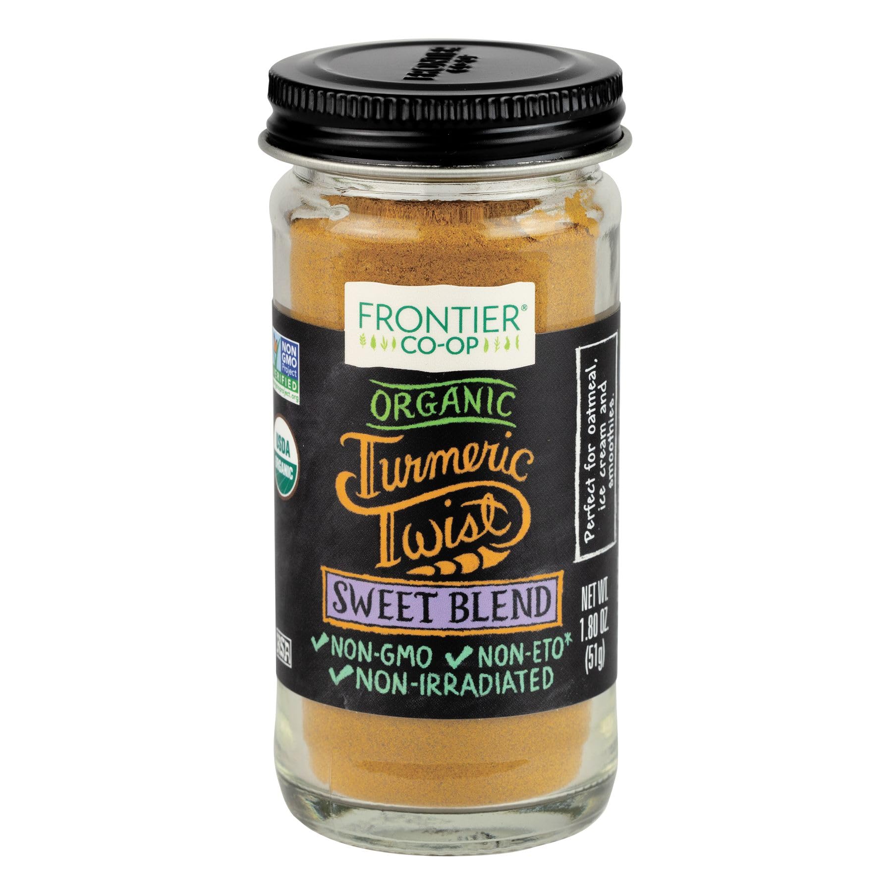 Frontier Turmeric Blend, Sweet, Organic, 1.8 Ounce