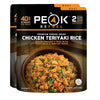 Peak Refuel Chicken Teriyaki Rice | 40G Protein | 580 Calories | 100% Real Meat | Top-Grade Freeze Dried Backpacking & Camping Food | 2 Servings | Ideal Mre Survival Meal (2-Pack)