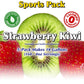 Gramzero Strawberry Kiwi Sugar Free Drink Mix Sports Pack, Great For Nutrition Club Loaded Teas, Zero Calorie, Stevia Sweetened