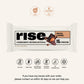 Rise Whey Protein Bars - Mocha Almond, 15g Protein, 4g Fiber, Gluten-Free, 12 Count, Model RBA37228, Brown