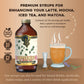 P Portland Syrups Peppermint Syrup - Organic Cane Sugar for Lattes & Mocktails - 12 Fl Oz (Pack of 1)