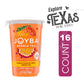 Joyba 16 Pack Mango Passionfruit Bubble Green Tea Cups 12 Fl Oz With Delicious Natural Fruit Flavored Popping Boba + 1 Freebie B