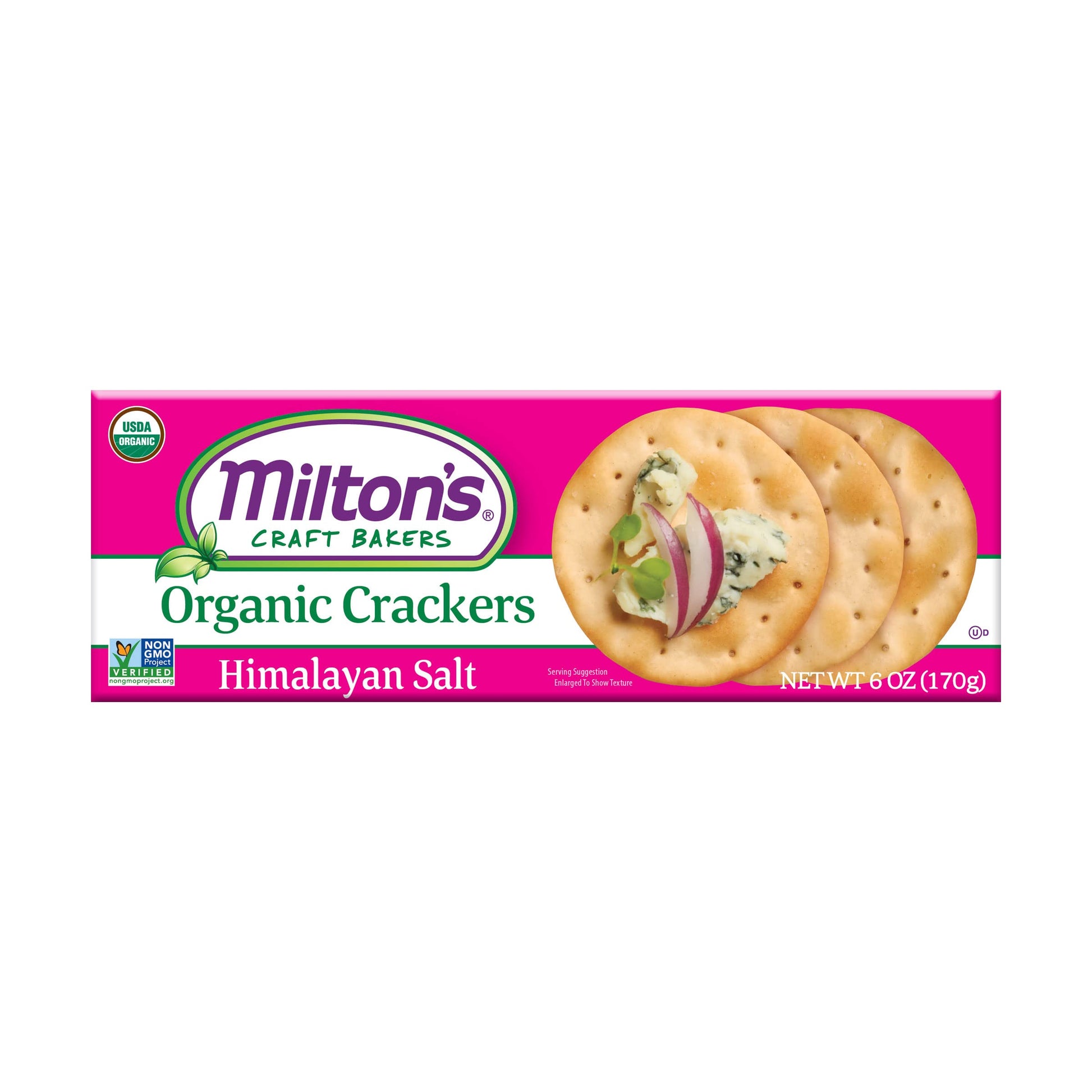 Milton'S Craft Bakers Organic Himalayan Salt Crackers, 6 Oz