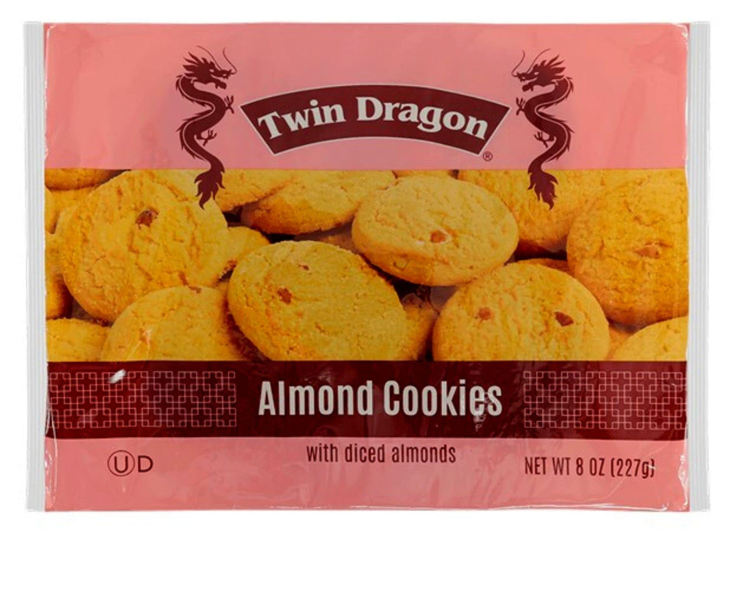 Twin Dragon Almond Cookies, 8 Oz (Pack of 2)