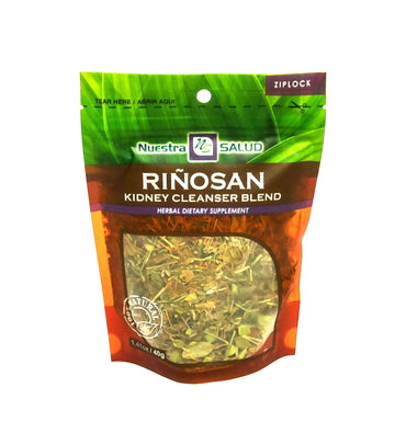 Kidney Cleanse Tea Natures Stone Breaker Herbal Tea Rinosan Te Blend From Peru For The Maintenance Of Good Health - Zip-Lock (40G) 1.41Oz - 100% Natural - Herbal Infusion
