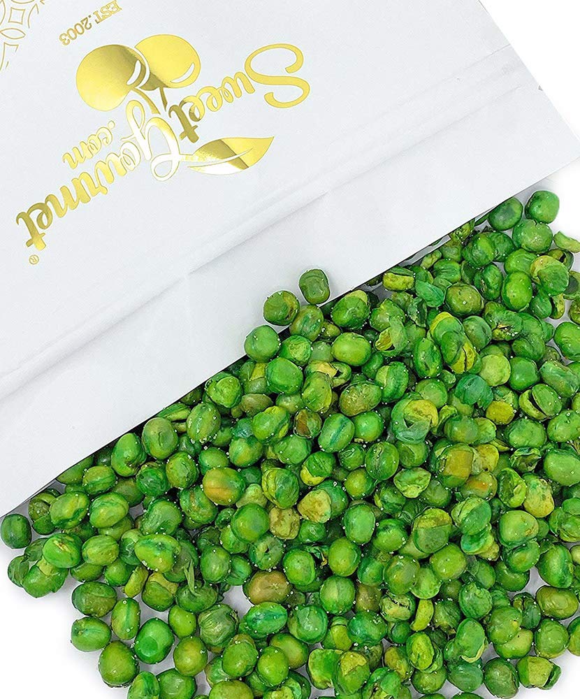 SweetGourmet Roasted & Salted Green Peas Healthy Snack | 4 Pounds