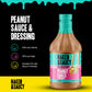 Naked & Saucy Low Sugar Peanut Sauce And Dressing, Gluten-Free, Soy-Free, Vegan, Paleo, 31 Fl Oz