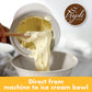 Triple Scoop Premium Birthday Cake Ice Cream Starter Mix, Makes 2 Quarts, Easy to Use, 1 Box (13.7 oz)