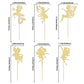 Gyufise 24Pcs Fairy Cupcake Toppers Glitter Ballet Dancer Flower Angel Fairy Cupcake Picks Decoration For Wedding Bridal Shower