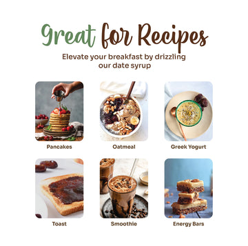 Date Syrup - Organic Date Syrup - Vegan, Kosher, Gluten Free, No Added Sugar - Healthy Natural Sweetener, from Kartago - 12.35 o