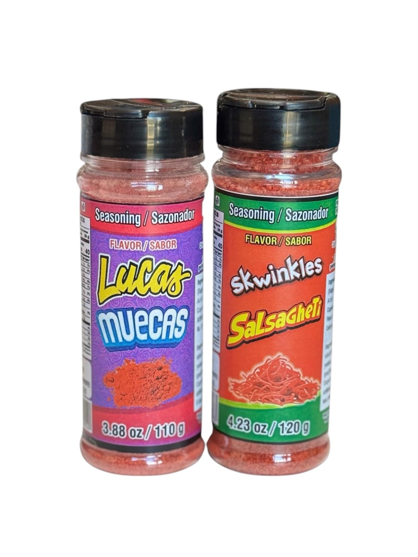 Flaming Hott Flavored Chili Powder pack of 2 Hott Flaming (2, Skwinkles & Lucas)