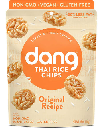 DANG Rice Chips, Gluten Free & Soy Free, Healthy Snacks, 3.5 Ounce (Pack of 6)