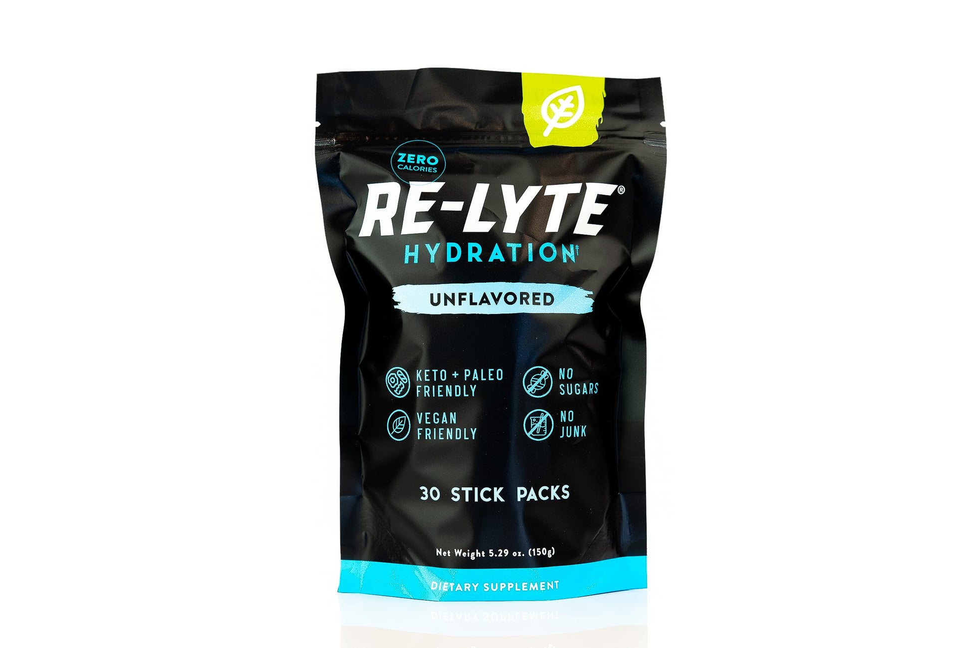 Redmond Re-Lyte Hydration Electrolyte Mix (Unflavored), 30 Stick Packs