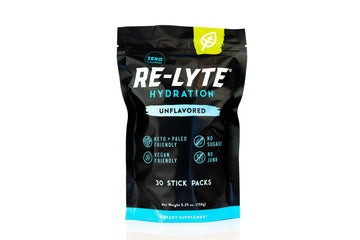 Redmond Re-Lyte Hydration Electrolyte Mix (Unflavored), 30 Stick Packs
