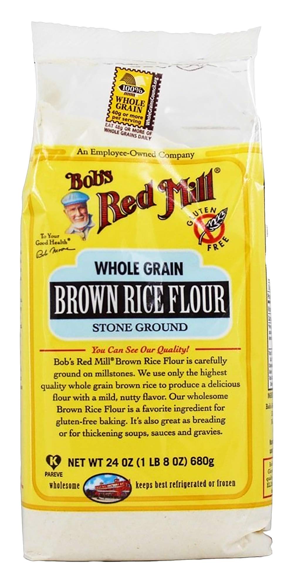 Bob'S Red Mill Brown Rice Flour, 24 Ounce (Pack Of 2)