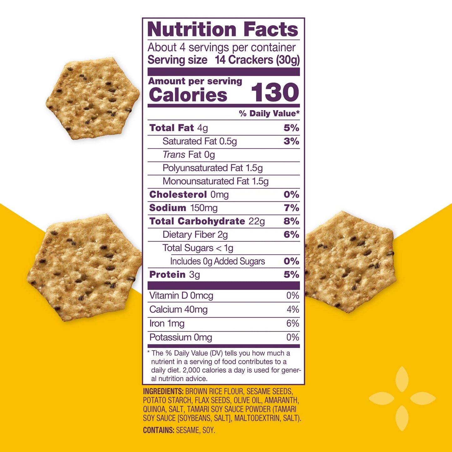 Crunchmaster Multi-Seed Gluten-Free Original, 4 Ounce (Pack of 12)