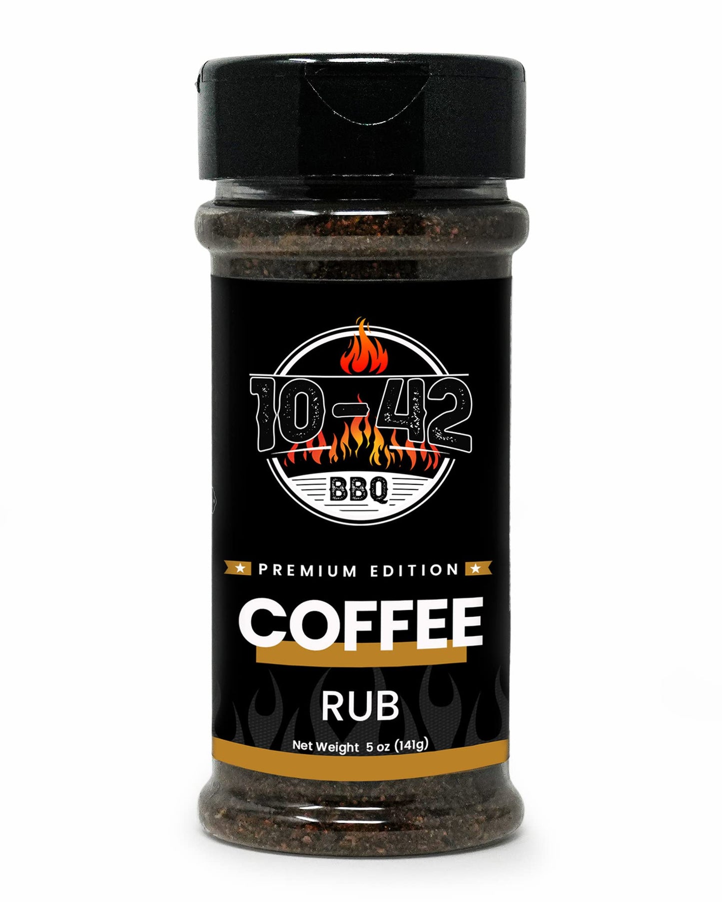 Five Star Seasonings BBQ Coffee Meat Rub, NO MSG, Low Sodium, 5 oz