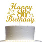 86 Birthday Cake Topper Gold Glitter, Party Decoration Ideas, Premium Quality, Sturdy Doubled Sided Glitter, Acrylic Stick. Made