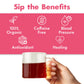 Big Heart Tea Co. Tea Bags - Blushing Pink Hibiscus - Certified Organic, Naturally Sweet Ayurvedic Herbal Decaf Tea With Small B