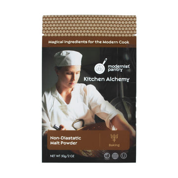 Non-Diastatic Barley Malt Powder ⊘ Non-Gmo ☮ Vegan ✡ Ou Kosher Certified - 50G/2Oz