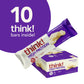 think! Protein Bars, High Protein Snacks, Gluten Free, Kosher Friendly, White Chocolate, Nutrition Bars, 2.1 Oz per Bar, 10 Coun