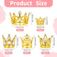 40 Pcs Crowns For Flower Bouquets Crown Cake Topper Small Crown For Flower Accessories Mini Crown Cupcake Toppers For Lady Brida