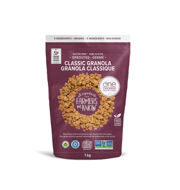Organic Supergrain Granola, Gluten Free, Sprouted Oat Clusters with Quinoa and Chia Seeds, 35.3 oz