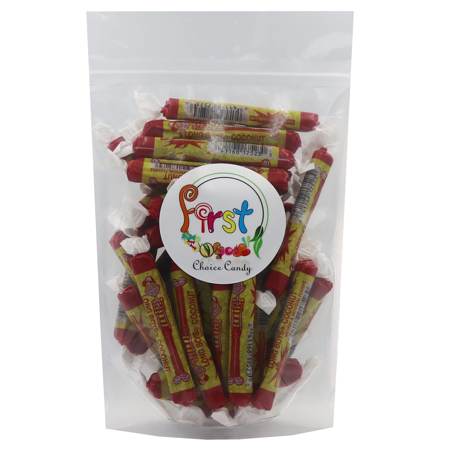Firstchoicecandy Long Boys Coconut Caramel Bulk Candy, 5 Pound