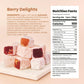 Liberty Orchards, Berry Delights - Assorted Vegan Berry Snack, Gluten Free, Lokum Nuts Strawberry, Blueberry Walnut Turkish Deli