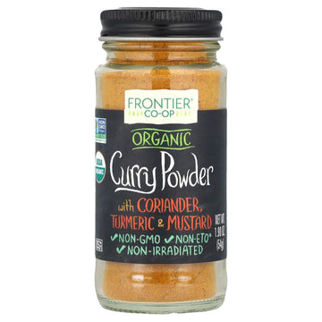 Frontier Co-op Organic Curry Powder, With Coriander, Turmeric & Mustard, 1.9 oz (54 g)