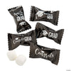 Graduation Buttermints, Graduation Party Candy, Candy Buffet, 108 Pieces, Individually Wrapped Pieces (Black)