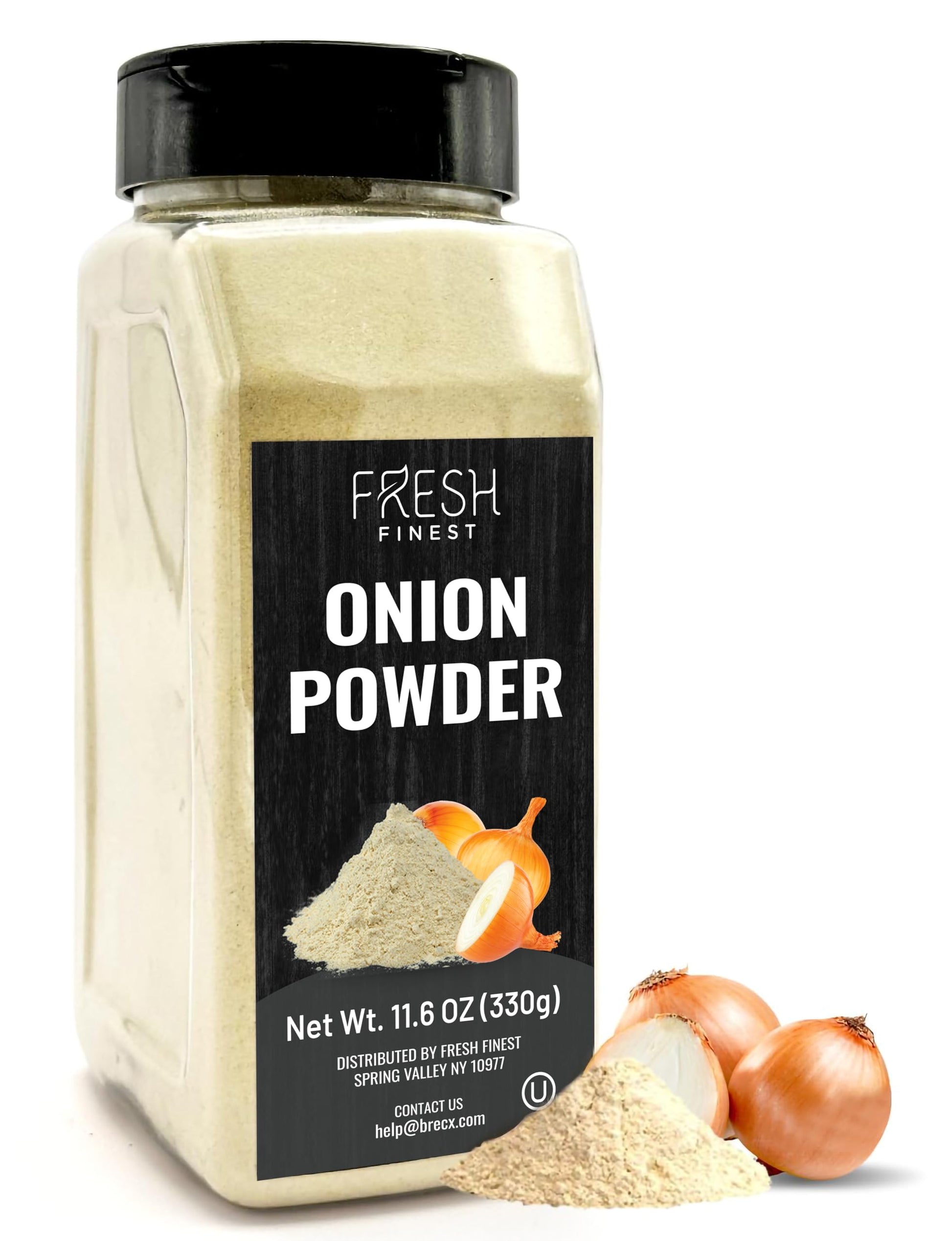 Fresh Finest Onion Powder - Premium Ground Onions - 16oz (454g) - Packed in Durable Container