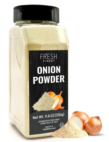 Fresh Finest Onion Powder - Premium Ground Onions - 16oz (454g) - Packed in Durable Container