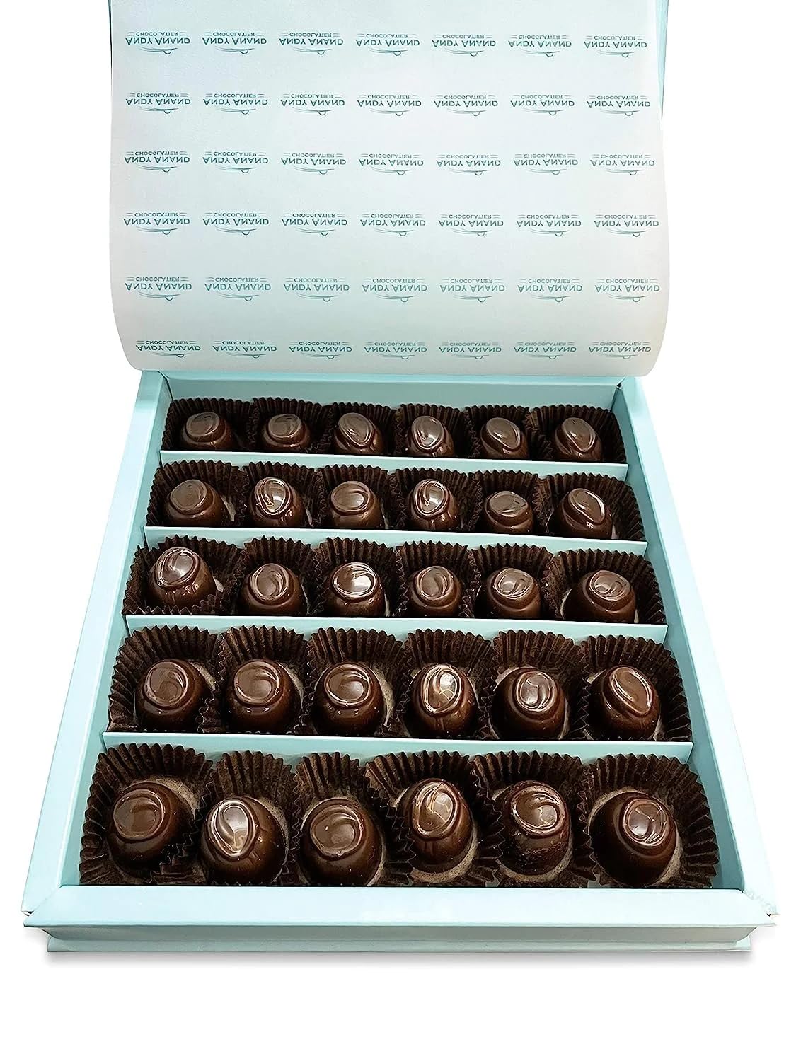 Andy Anand Vegan Belgian Dark Chocolate Cherry Cordials | Elegant Gift Box | Indulgent, Decadent, Amazingly Delicious | Whole Cherry, Exploding With Flavor (48 Pcs)