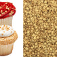 Sprinkle Deco Sequin Confetti Sprinkles for Cakes and Cupcakes, 4 oz, Matte Gold