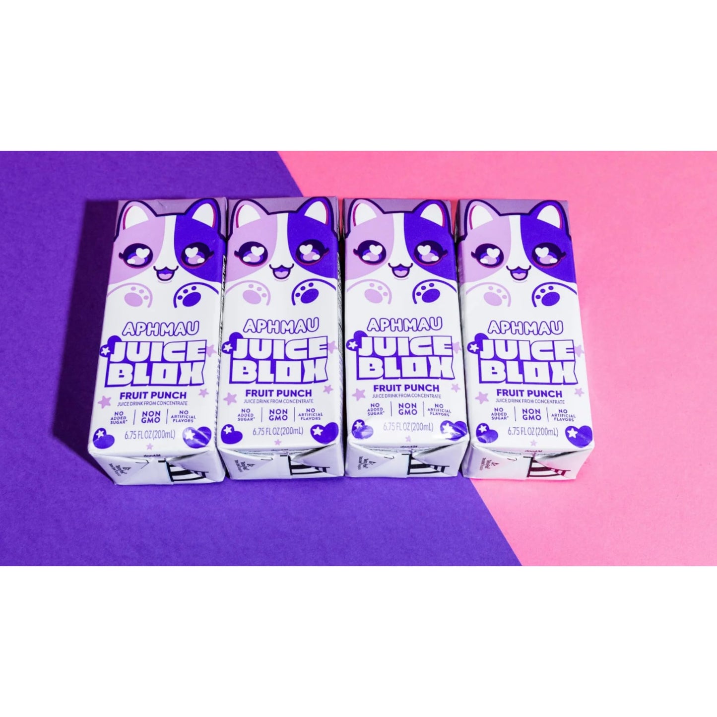 Generic Fruits Blox Mixed Fruit Snacks, 2 Case Aphmauu Fruit Punch Flavor, 16 Individual Juice Boxes Total (Juice Box Aphmauu)
