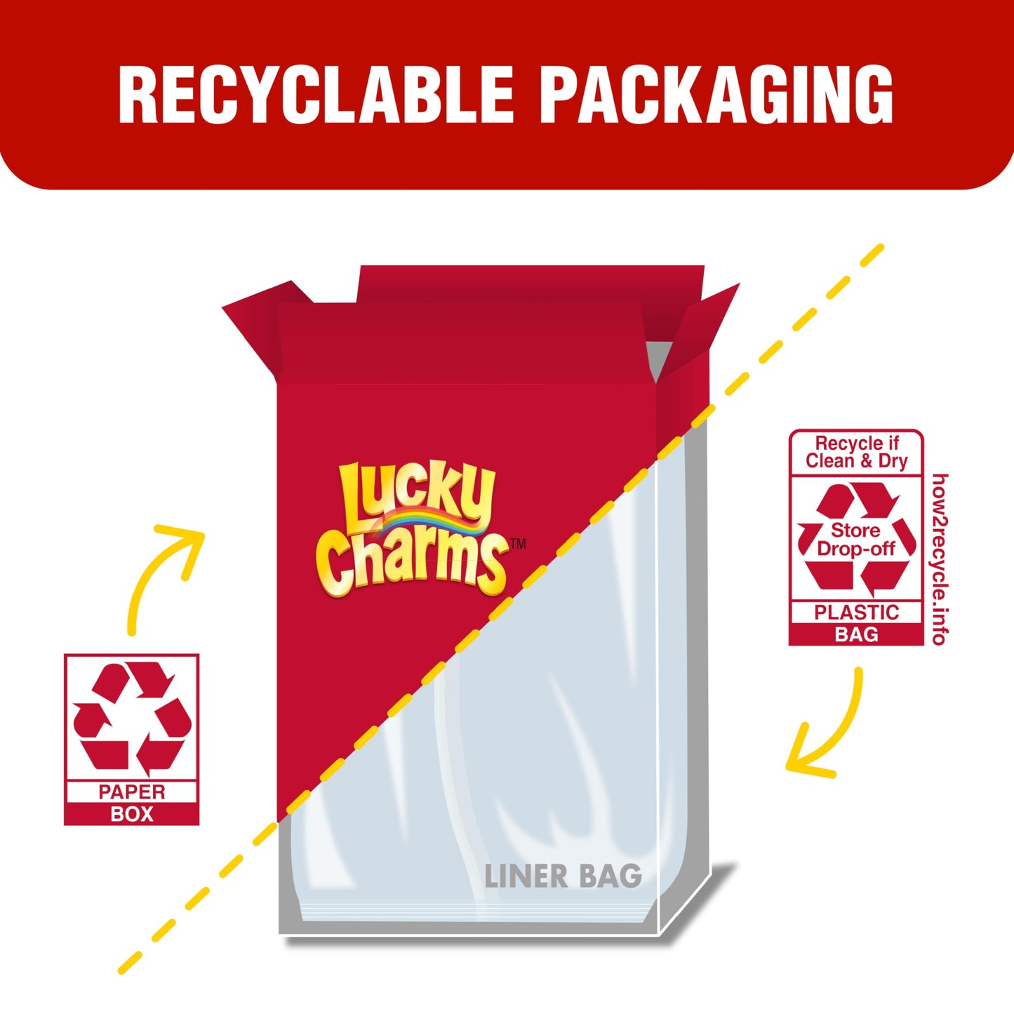 Lucky Charms Gluten Free Cereal with Marshmallows, Limited Edition, Whole Grain, Mega Size, 26.1 oz