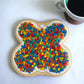 Edible Accents Mini Bright Sequins - Confectionery Accents, Gluten Free, Egg Free, Nuts Free, Kosher, Fancy Sprinkles Medley Mix