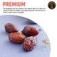 King Solomon 100% Organic Premium Medjoul (Medjool) Dates, 2.2Lbs