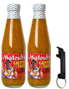 Matouks Calypso Sauce 10-Ounce Bottles (Pack of 2) with Keychain Bottle Opener in Sealed O Thats Good Packaging (Pack of 2)
